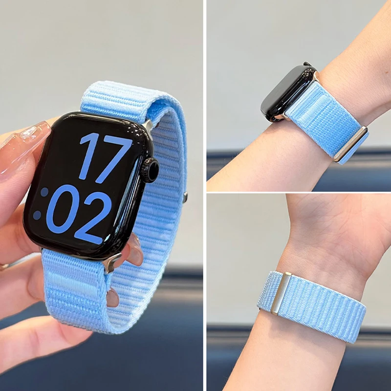 Premium Nylon Loop Strap for Smartwatch – Breathable & Comfortable Band Replacement