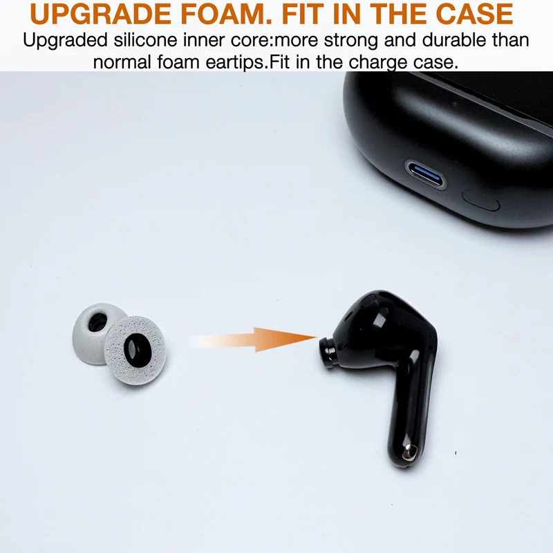 SoundPEATS Air5 Pro / Air5 Pro+ / Air4 Pro / Capsule3 Pro Ear buds foam tips plugs sleeves