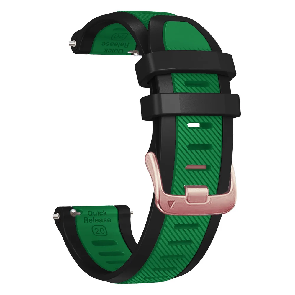Versatile Silicone Watchband - 20mm Strap Replacement Bracelet