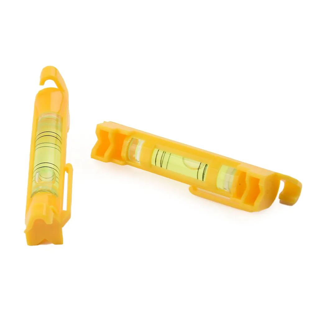 

2pcs Horizontal Bubbles 75x12.5mm Acrylic+plastic Mini-level High Precision String Leveling Tool W/ String Hook Design