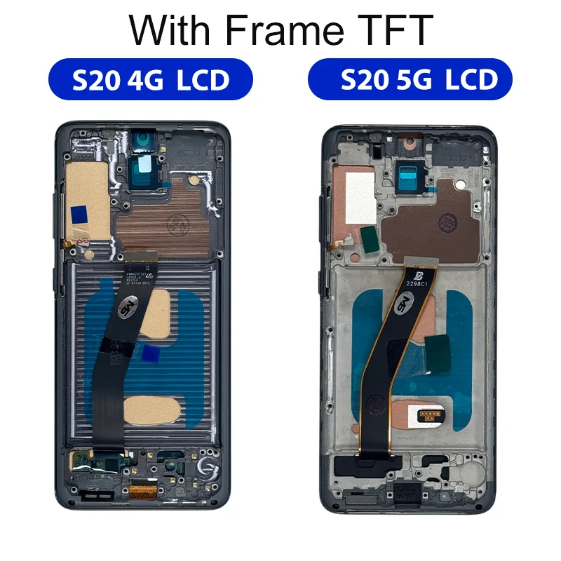 Schermo LCD Touch Display Digitizer per Samsung Galaxy S20 5G SM-G981, SM-G981F e Samsung S20 SM-G980, SM-G980F - immagine 5