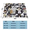 Bungou Stray Dogs Anime Fleece Spring Autumn Japanese Dazai Osamu Throw Blanket for Sofa Bedroom Bedding Throws 6