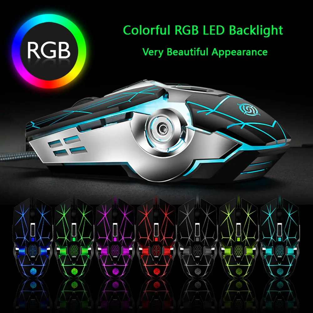 Gaming Mouse 8D 3200DPI Wired for PC
