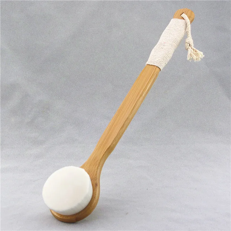 

Long Handle Nano Silk Bath Brush Cleaning Rub Back Massage Brush Exfoliating