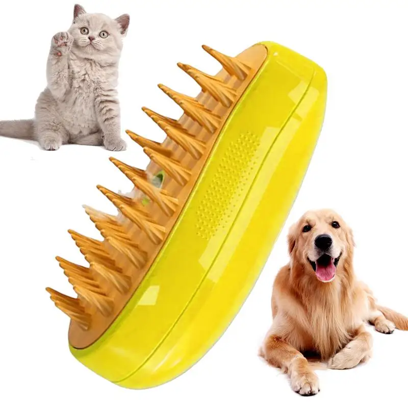 

3 In1 Cat Steamy Brush Electric spray massage comb Pet Grooming Cat Hair Brush for Removing Tangled and Loose Hair pets supplies