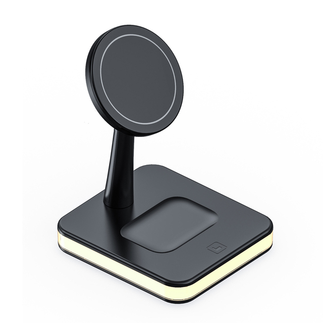 Magnetic Wireless Charger Stand Dock For iPhone 13 12 Pro Max Mini Apple iWatch 7 Airpods PD QC3.0 USB Fast Charging Station