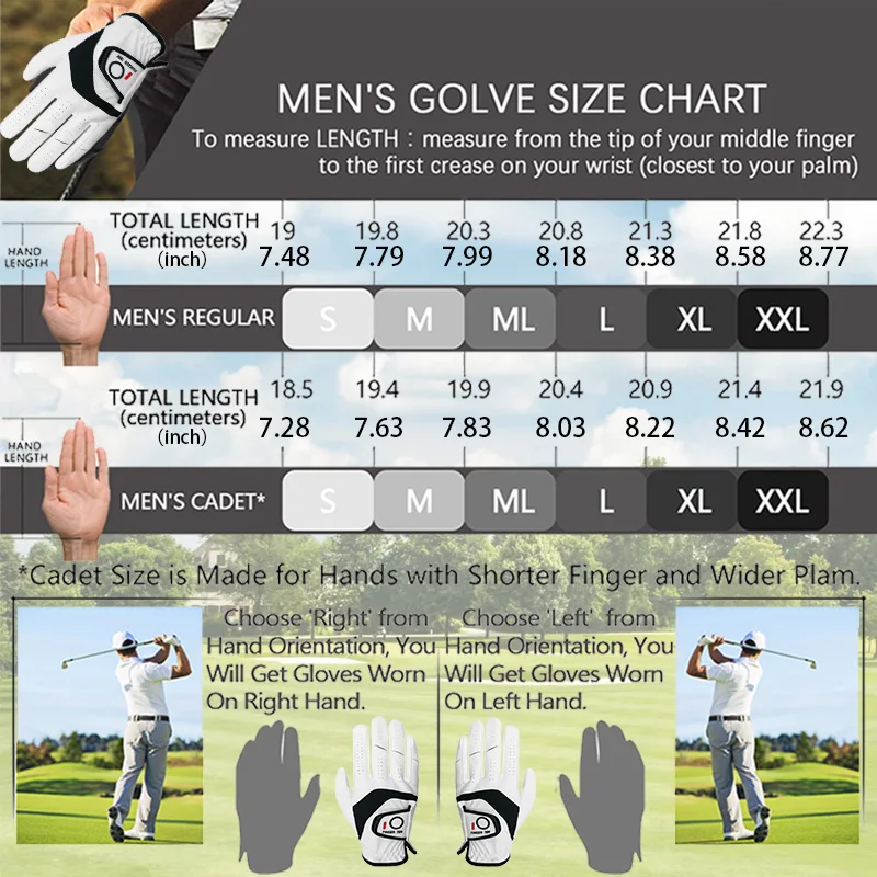 Golf Gloves Men 3pcs/6pcs All Weather Soft Breathable Left Hand Right Grip Drop Shipping 6