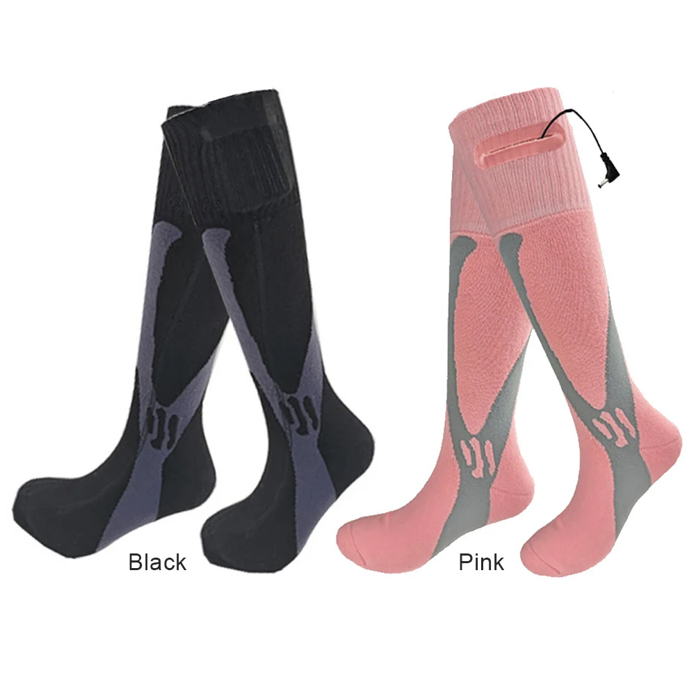 Electric Heated Socks Battery Heated Socks Fast Heating Rechargeable Skiing Sock Outdoor Sport Socks for Fishing Cycling Hunting