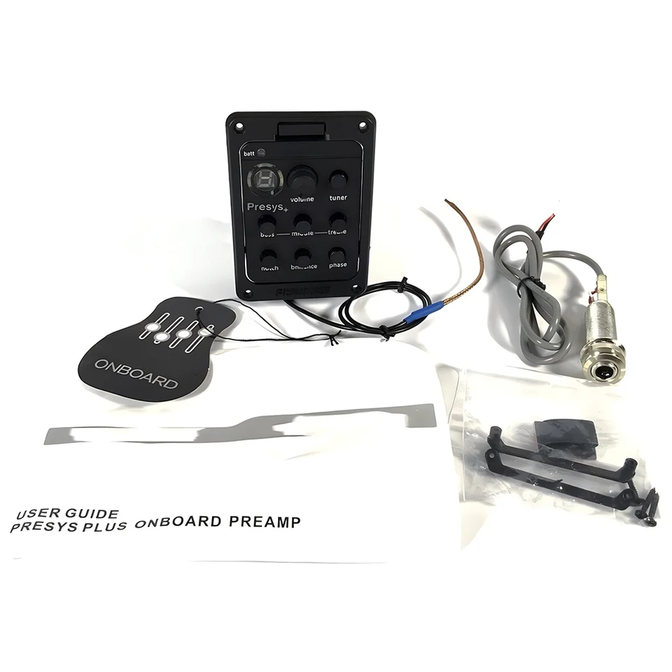 In Stock Acoustic Guitar Equalizer Pickup Built-In Tuner for Easy Tuning