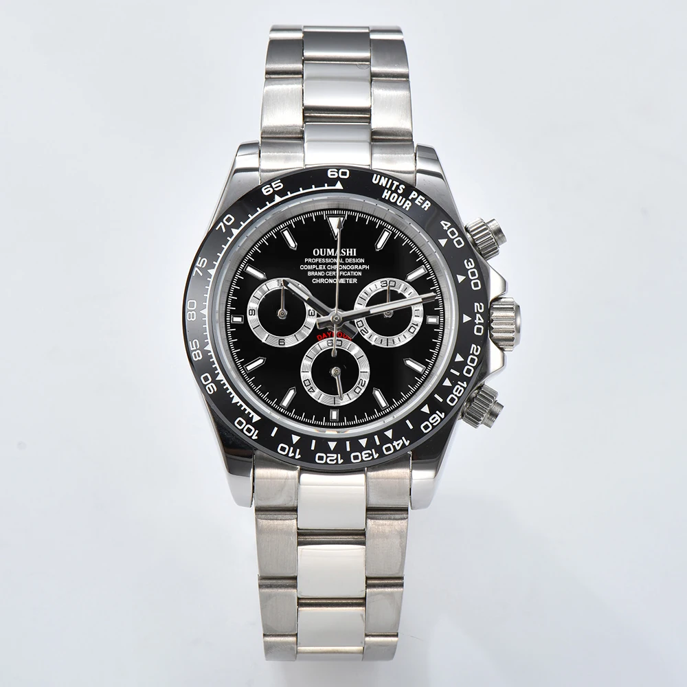 customizable 7750 watch multifunctional Mechanical timing watch Suitable for ETA 7750 movement Men's 4130