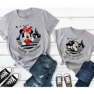 Disney-camisetas familiares con estampado de Mickey Y AMIGOS para mujer,  ropa de viaje de Disneyland a la moda, 2023, envío gratis - AliExpress