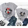 Disney Family Vacation Clothes Mickey Mouse Fashion Disneyland Trip T-shirts Summer Casual Ropa Funny Family Look Outfits 1