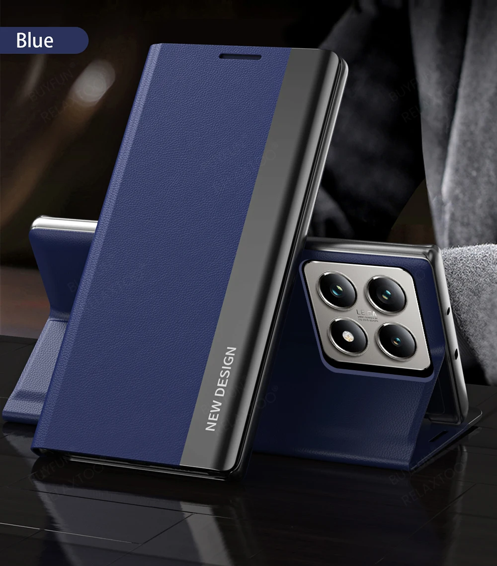 Luxury Leather Flip Phone Case - Elegant Design and Premium Protection