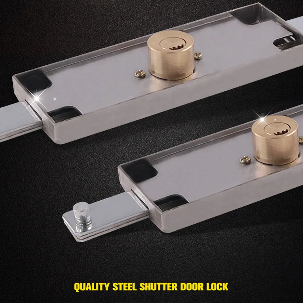Roll Sicherheit Türschloss Rolle Tor Anti-diebstahl Schlösser mit Schlüssel Installieren Mittleren oder Unteren Garage Tor Hardware Schlösser hardware – Detail 9