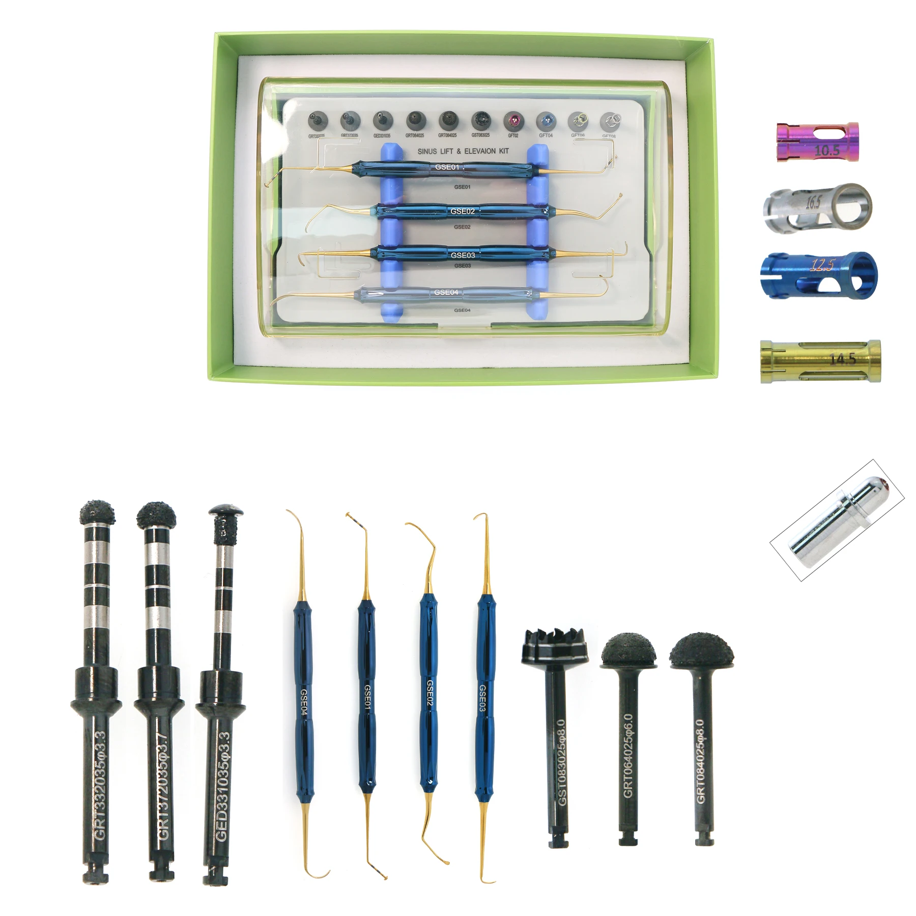 Herramientas de implante Dental, Kit de extracción de conductores de mano, restauración de prótesis Universal