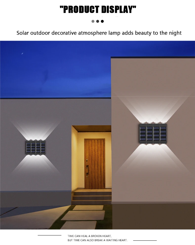 solar led flood lights Solar LED Wall Lamp Infinite Splicing Lamp Outdoor Courtyard Outdoor Waterproof Atmosphere Wall Decoration Lamp Solar LED Lamp solar led street light