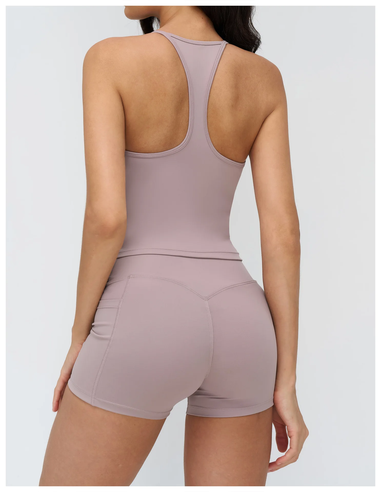 Débardeur Yoga Push-Up Col Carré