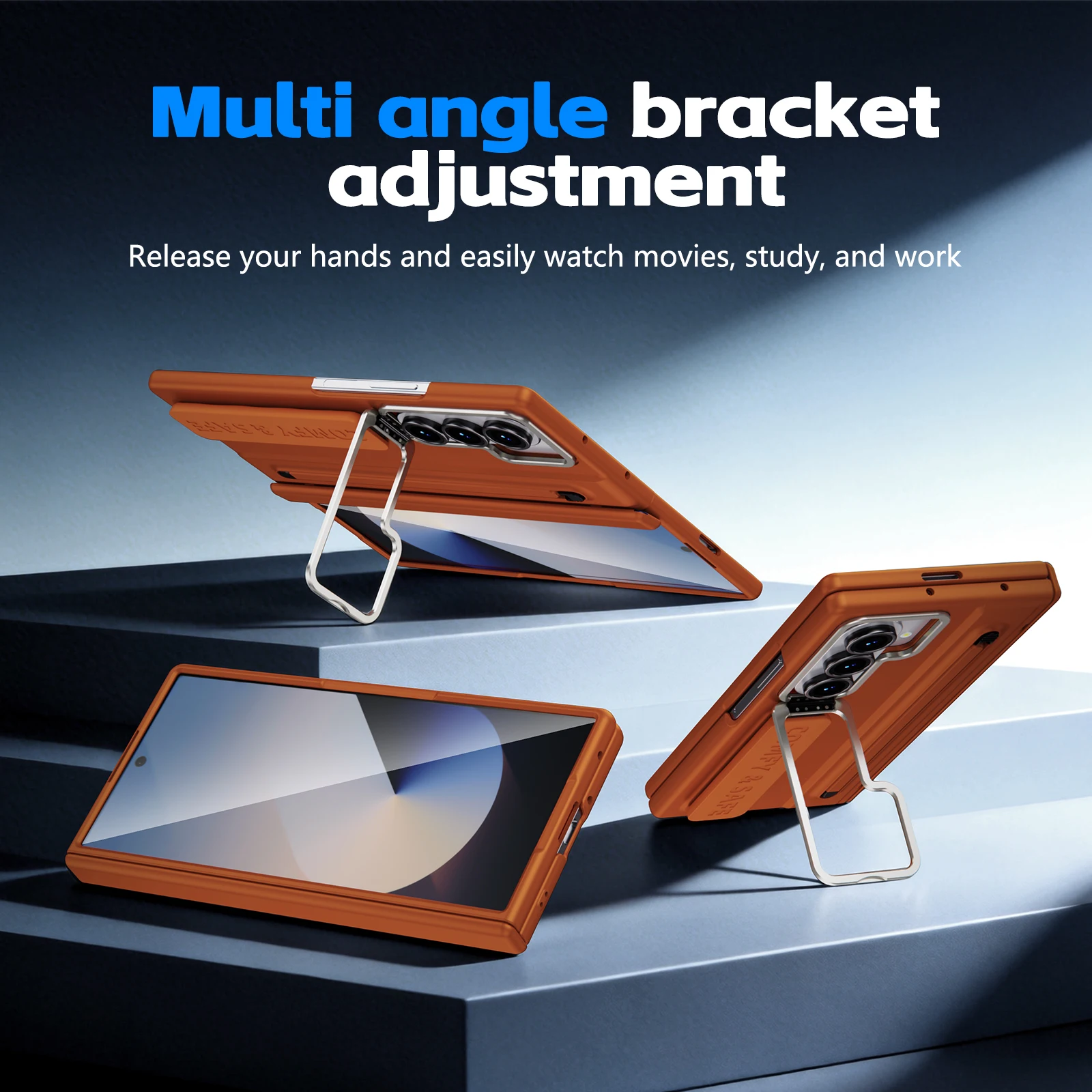 Premium Shockproof Phone Case with Built-in Screen Protector and Pen Slot Cover