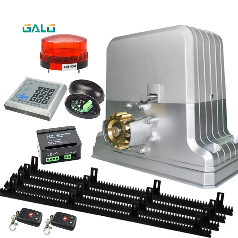 

1800kgs automatic sliding gate opener with 4m nylon rack