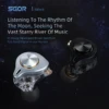 SGOR Luna In Ear 13.5MM Planar Driver Wired Earphones Music Headphones HiFi Bass Monitor Earbuds DJ Headset Type C Pin USB C 2