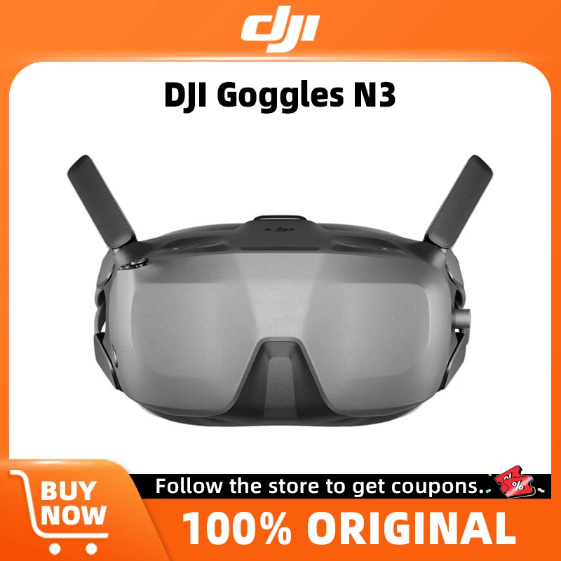 DJI Goggles N3 Lunettes FPV Immersives 1080p - Compatible Neo/Avata 2