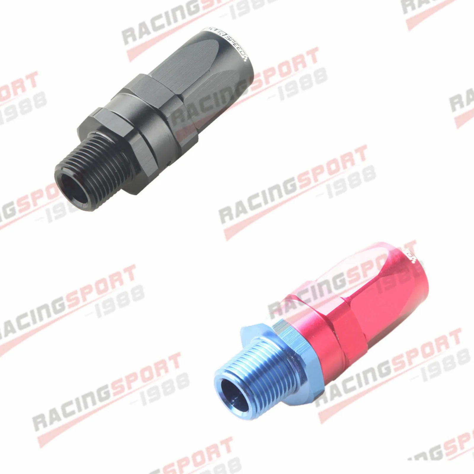 

Aluminum 10AN AN-10 to 3/8" Inch NPT Straight Swivel Oil Gas Line Hose End