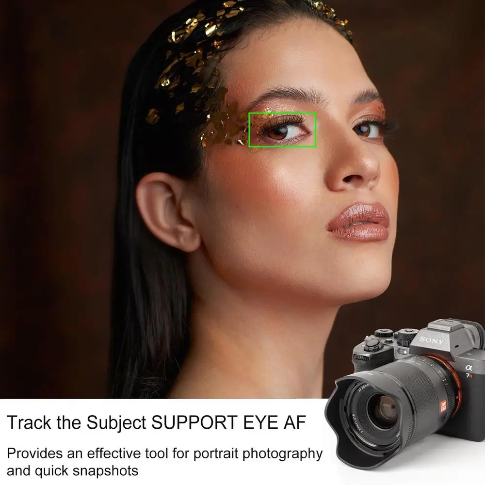 28mm F1.8 Full Frame Auto Focus Wide-angle Prime Lens for Sony E-Mount Camera A7