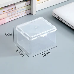 Clear Plastic Storage Box for Photocards and Stationery Essentials (D)