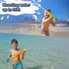 3 Packs Water Guns With 6pcs Reusable Water Balloons Non-Magnetic Silicone Water Bombs for Kids Summer Outdoor Beach Party Game 3