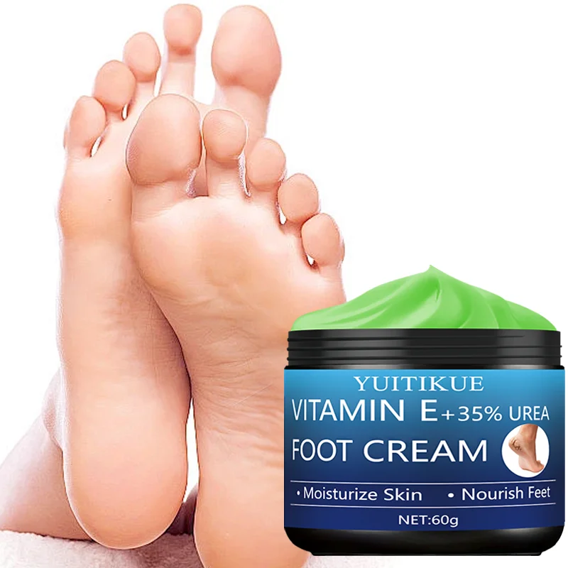 YUITIKUE Vitamin E 35% Urea Foot Cream moisturizes and nourishes the skin of the feet, suitable for dry and cracked feet.