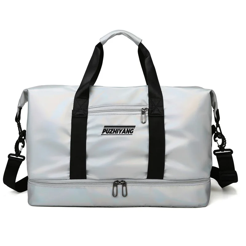 New Women Fashion Travel Bag Waterproof Sports Yoga Bag Female Gym Fitness Handbags Men's Wet and Dry Separation Shoulder Bags
