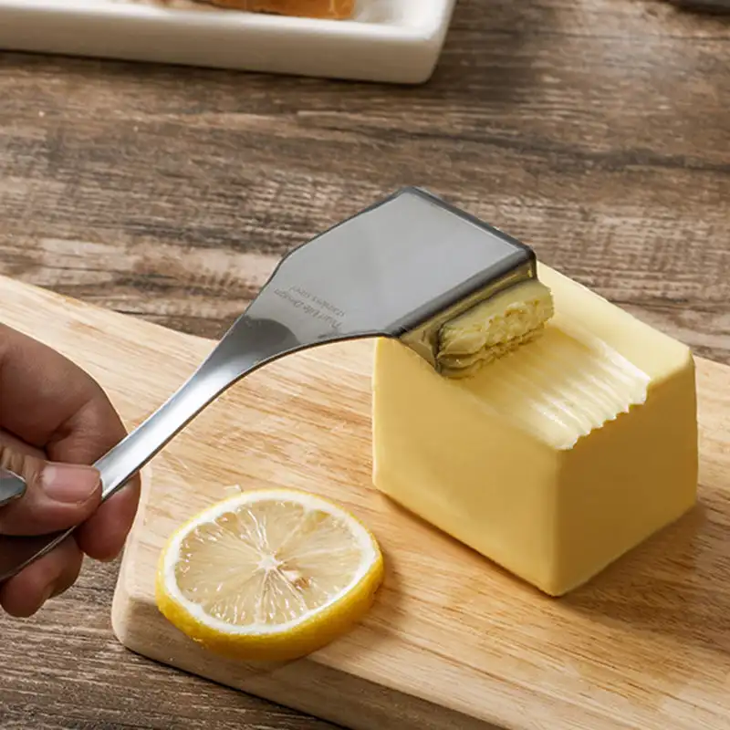 Stainless Steel Butter Knife with Grater for Easy Spreading Is A Versatile Kitchen Spatula for Bread and Toast and Cooking