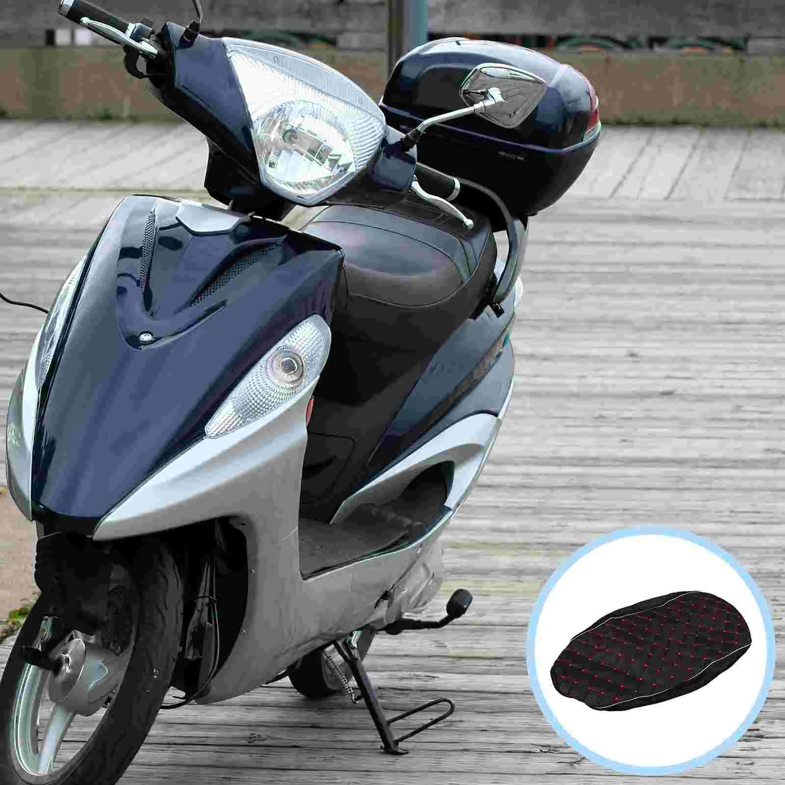 

Seat Protector Moped Motorcycle Cushion Pedal Electromobile Cover Motorbike Mesh Pad