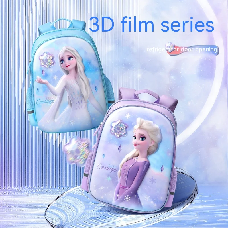 

Disney Girls' School Bags One To Three Grade Two Girls Pupils Female Lightaisha Children's Backpack Kids Bag Christmas Gift