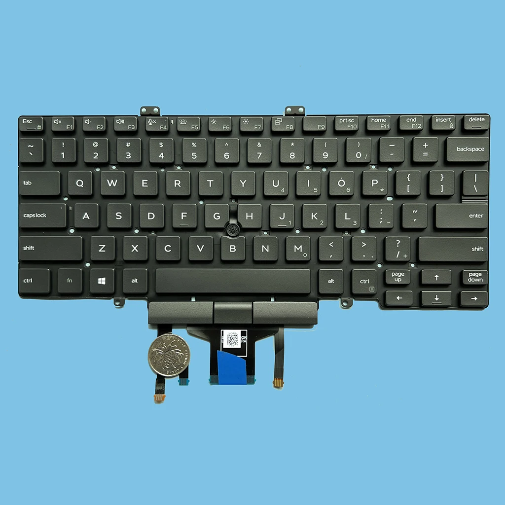 Y *.+゜ 5400 US Backlit Keyboard For Dell Latitude 5400 5401 5410 5411