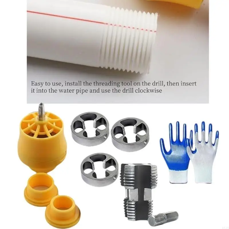 Reliable PVC Pipe Threader Tool Ergonomic for Industrial & Commercial Projects RXJB