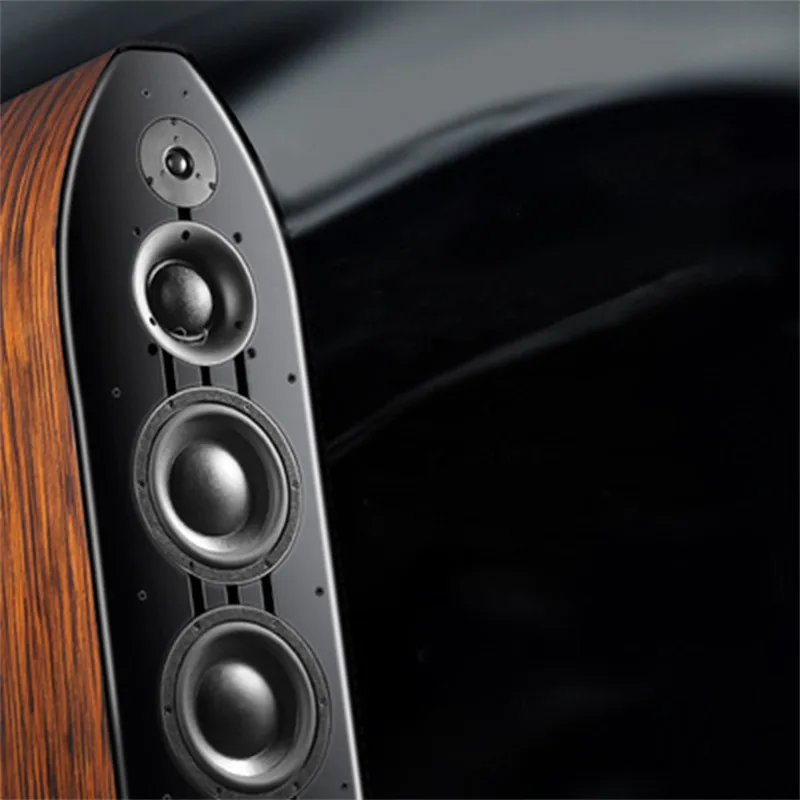 P82 Dual 8-inch Three-Way Four-Unit Large Steamed Bun Midrange HiFi Loudspeakers 4Ohm/300W