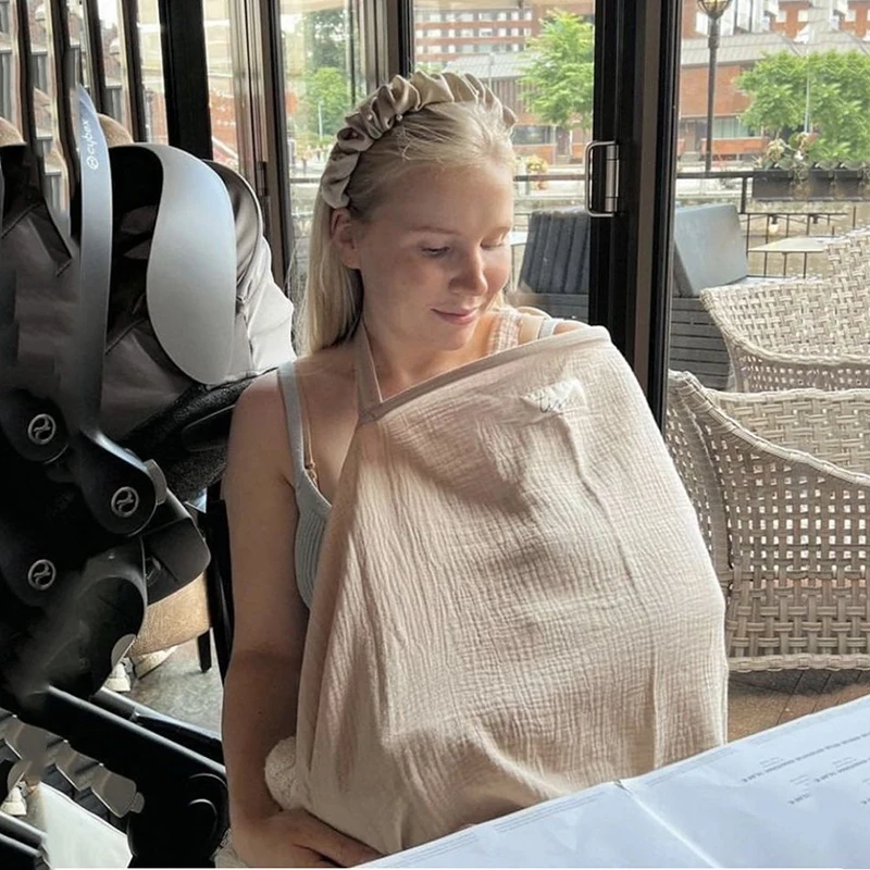 Mother Outing Breastfeeding Cover Cotton Adjustable Privacy Apron Stroller Blanket breastfeeding cover nursing towel