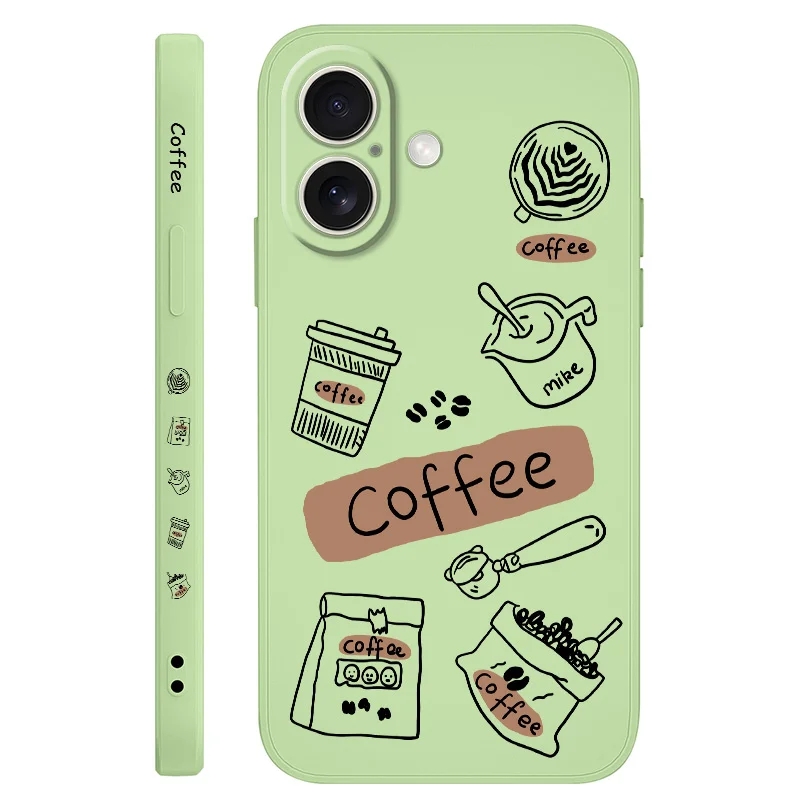 Gourmet Coffee Beans Silicone Phone Case Cover