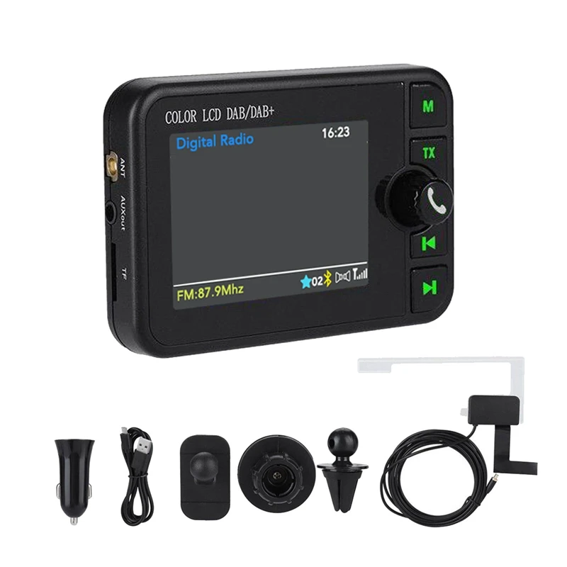 

1 SET Car Bluetooth MP3 Radio Digital Radio Graphic Display Color Screen Car Supplies