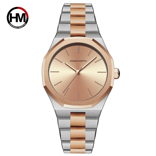 Shipping Watch For Women Luxury Design Fashion Cutting  Japanese Original Movement Stainless Steel Ladies Gift Wrist Watch