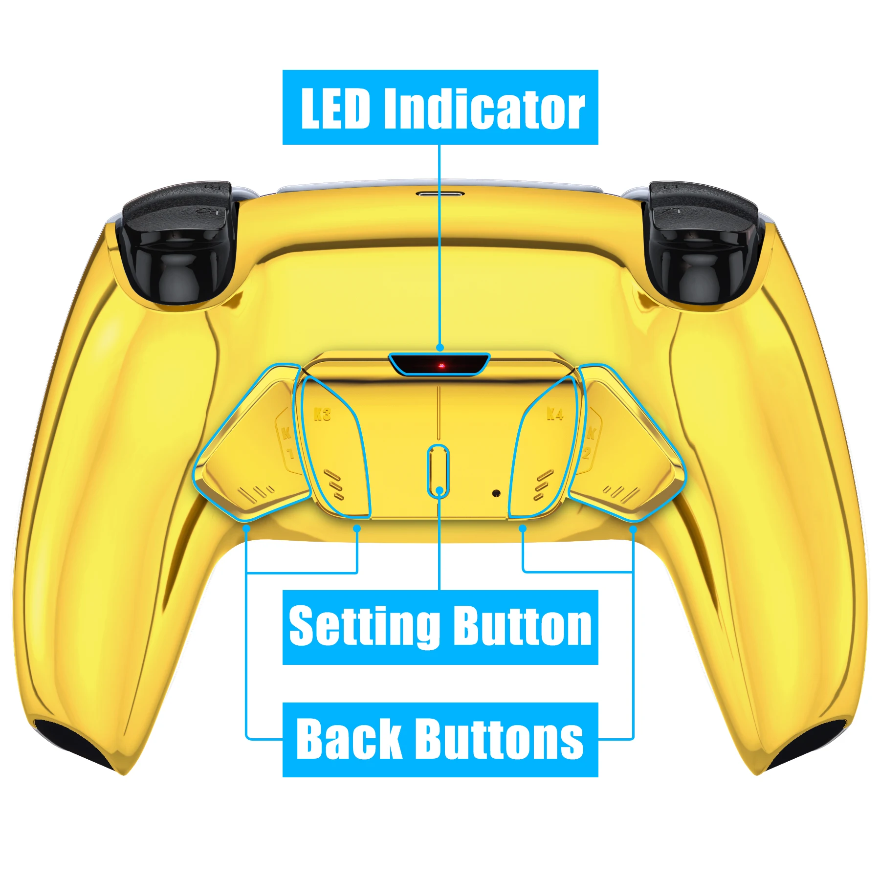 Placa de Atualização, Back Shell, 4 Botões