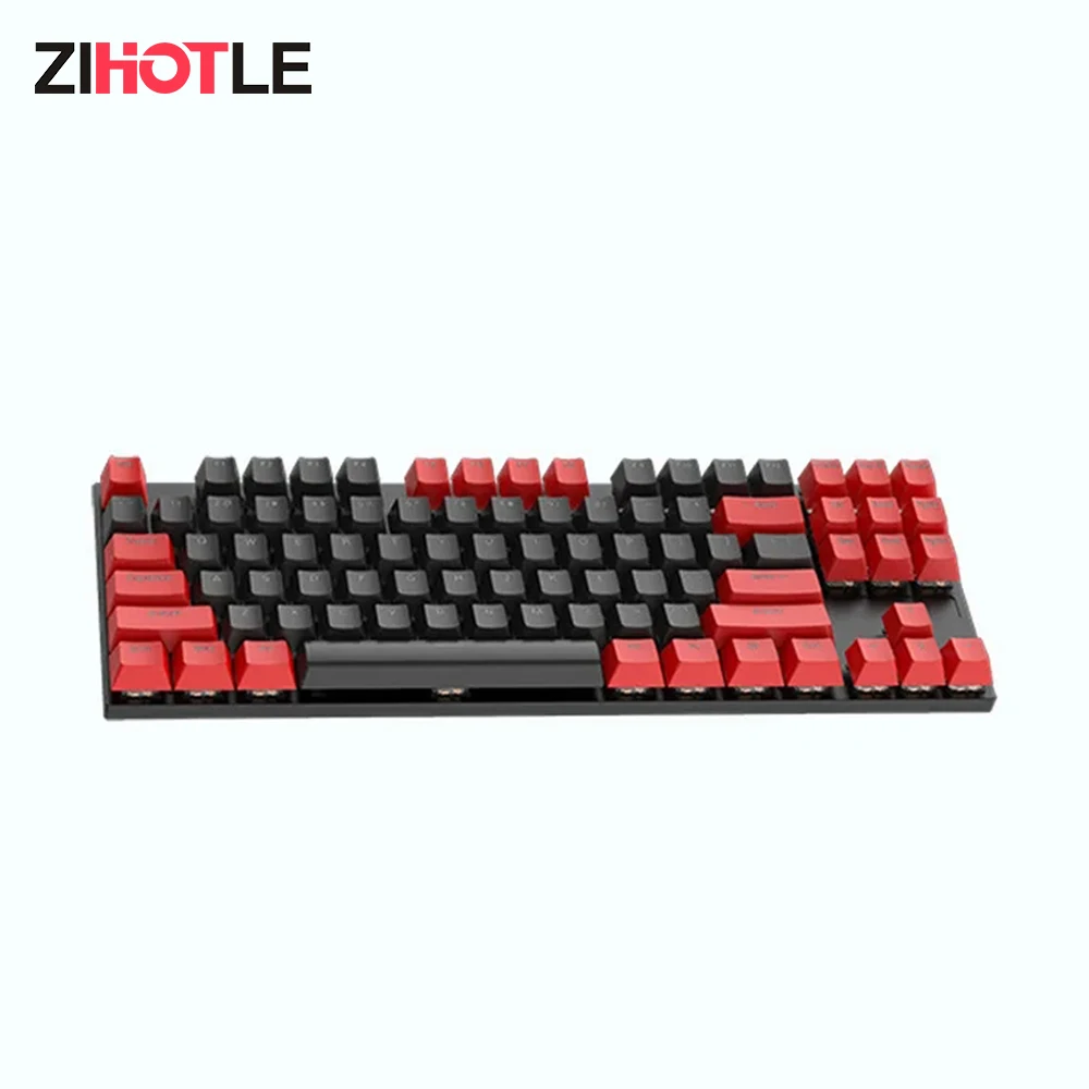 

ZIHOTLE K6 Mechanical Keyboard 87 Key RGB Backlit Waterproof Wired Office Gaming Keyboards Teclado 키보드 Клавиатура