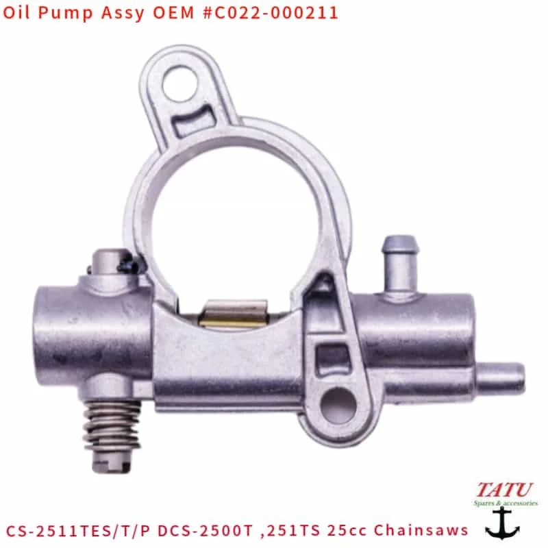 

251TES OIL PUMP C022-000211 OP-27 FOR SHINDAIWA ECHO CS-2511TES CS2511P/T DCS-2500T CS-260TES 25CC CHAINSAWS OEM AUTO OILER