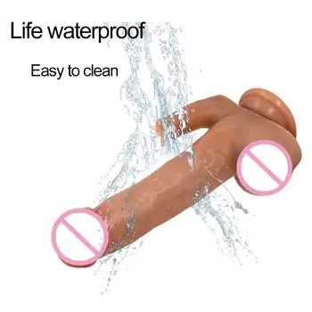 Big Dildo Vibrator Dildos For Women Heating Telescopic Rotation Dildos Suction Cup Tongue Licking Clitoris G Spot Stimulator 5