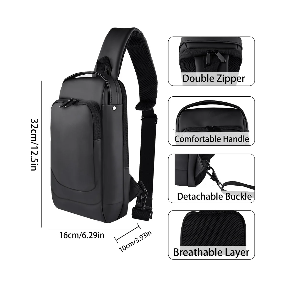 

For Steam Deck Crossbody Bag Shoulder Carry Bag Adjustable Game Console Shoulder Bags Large Capacity Storage Bag