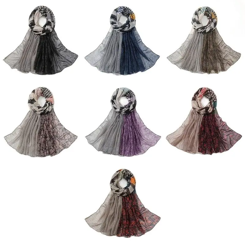 2022 Fashion Luxury Brand Women Paisley Cashew Floral Cotton Shawl Spring Autumn Wrap Hijab Lady Pashmina Viscose Foulards Stole women cashmere feel shawl lady classic paisley cape spring fall vintage cardigan winter relief feeling cloak soft large blanket