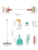 Vacuum cleaner, sanitary ware, playhouse, playset Suitable for children over 3 years old Pretend to sweep the floor clean 6