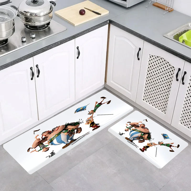 Кухонный коврик с изображением астарикс, коврик для ванной, ковры для гостиной, рандомный вход в дом, домашние коврики, коврик для ног, дверные коврики, напольные