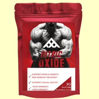 30 cerotti Patch transdermici booster all'ossido nitrico, formula ad alte prestazioni per resistenza e resistenza